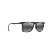 Maui Jim Rektangulära Svarta Glasögon Makamae 619 Black, Herr