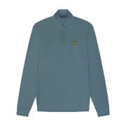 Lyle & Scott Tech 1/4 Zip Mellanlager Blue, Herr