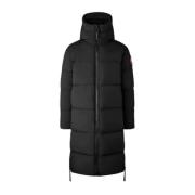 Canada Goose Lång Lawrence Nylon Svart Dunjacka Black, Herr