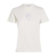 Calvin Klein Jeans Gradient Logo T-shirt Regular Fit White, Dam