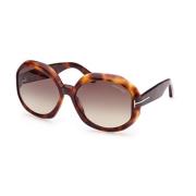 Tom Ford Originala solglasögon för kvinnor Ft1011 52B Brown, Dam