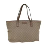 Gucci Vintage Pre-owned Laeder totevskor Beige, Dam