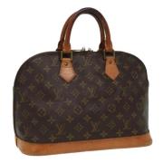 Louis Vuitton Vintage Pre-owned Canvas handvskor Brown, Dam