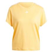 Adidas Tr-Es 3S T-shirt Yellow, Dam