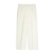 Max Mara Weekend Stiliga Chinos för Kvinnor White, Dam