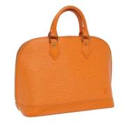 Louis Vuitton Vintage Pre-owned Laeder handvskor Orange, Dam