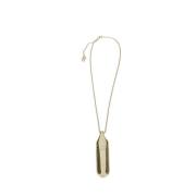 Courrèges Flask Necklace Yellow, Dam