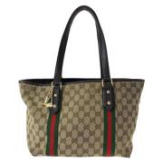 Gucci Vintage Pre-owned Canvas totevskor Brown, Dam