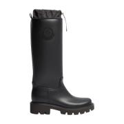 Moncler Höga Regnstövlar Black, Dam