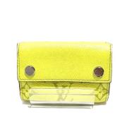 Louis Vuitton Vintage Pre-owned Laeder plnbcker Yellow, Herr