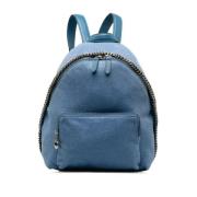 Stella McCartney Pre-owned Pre-owned Plast ryggsckar Blue, Dam