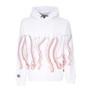 Octopus Gradient Hoodie Vit Långärmad White, Herr