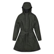 Rains Curve W Trenchcoat Grön Green, Dam