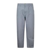 Carhartt Wip Canvas Double Knee Work Pant Gray, Herr