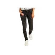 Nudie Jeans Mager linjeans Black, Dam