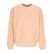 Obey Lättvikts Crewneck Sweatshirt Pigment Eyes Icon Pink, Herr