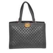 Chanel Vintage Pre-owned Laeder totevskor Black, Dam