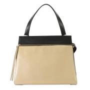 Celine Vintage Pre-owned Laeder totevskor Beige, Dam