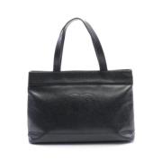 Chanel Vintage Pre-owned Canvas chanel-vskor Black, Dam