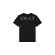 Dondup Herr Logot-shirt Svart Black, Herr