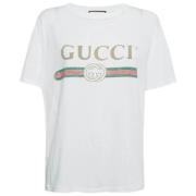 Gucci Vintage Pre-owned Tyg toppar White, Dam