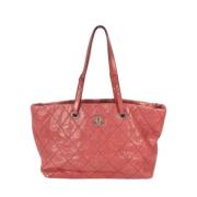 Chanel Vintage Pre-owned Laeder chanel-vskor Pink, Dam