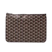 Goyard Vintage Pre-owned Canvas kuvertvskor Black, Dam