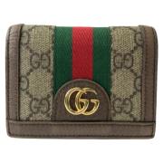 Gucci Vintage Pre-owned Canvas plnbcker Beige, Dam