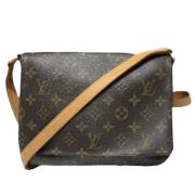 Louis Vuitton Vintage Pre-owned Canvas louis-vuitton-vskor Brown, Dam