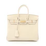 Hermès Vintage Pre-owned Laeder handvskor Beige, Dam