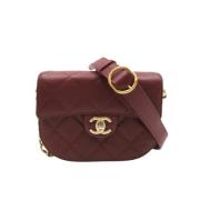 Chanel Vintage Pre-owned Laeder chanel-vskor Red, Dam