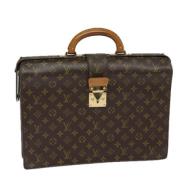 Louis Vuitton Vintage Pre-owned Canvas portfljer Brown, Dam