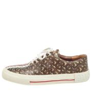 Burberry Vintage Pre-owned Canvas sneakers Brown, Dam