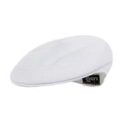 Kangol Vit Ventair Tropic Flat Cap White, Herr