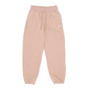 Nike Phoenix Fleece Oversized Byxor Pink, Dam