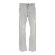 Balmain Stiliga Grå Denim Jeans Gray, Herr