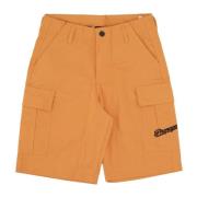 Propaganda Cargo Shorts i Ripstop Tyg Brown, Herr