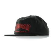 Thrasher Svart Snapback Keps för Män Black, Herr