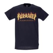 Thrasher Godzilla Flame Tee Svart/Gul Black, Herr