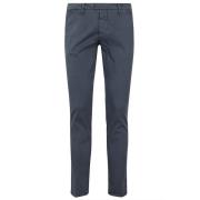 Roy Roger's Bomull Gabardine Stiliga Byxor Blue, Herr