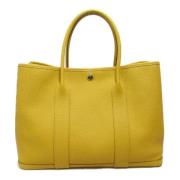 Hermès Vintage Pre-owned Laeder handvskor Yellow, Dam