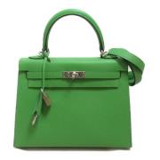 Hermès Vintage Pre-owned Laeder handvskor Green, Dam