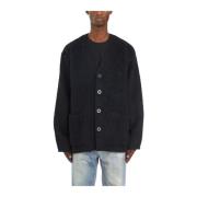 Our Legacy Mohair Cardigan Sweater Black, Herr