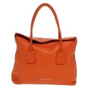 Burberry Vintage Pre-owned Laeder handvskor Orange, Dam