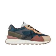 Munich Retro Sporty Pulsar Brun Sneakers Multicolor, Dam