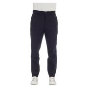 Haikure Blå Baggy Chino Byxor Blue, Herr