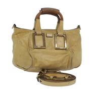 Chloé Pre-owned Pre-owned Laeder axelremsvskor Beige, Dam