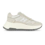 Hogan Höjd Plattform Sneakers Beige, Dam