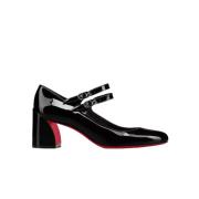 Christian Louboutin Miss Jane Svarta Lackpumps Black, Dam