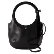 Courrèges Laeder handvskor Black, Dam